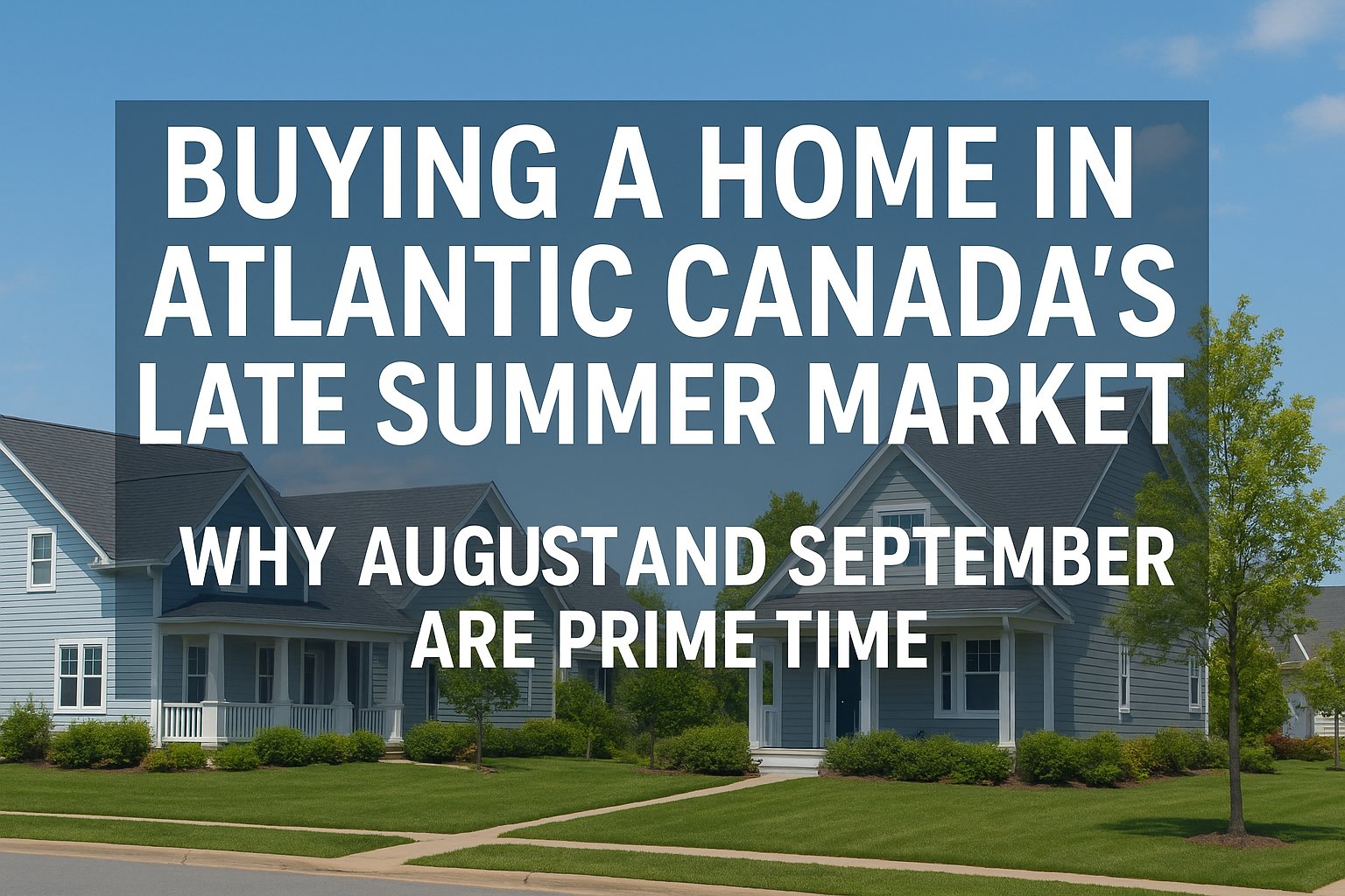 Buying a Home in Late Summer Market: Why August and September Are Prime Time